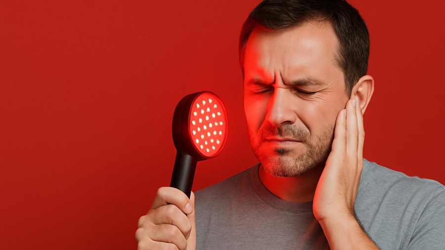 Jak může červené světlo pomoci při tinnitu?